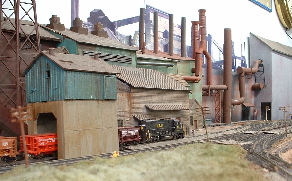 ho scale steel mill buildings