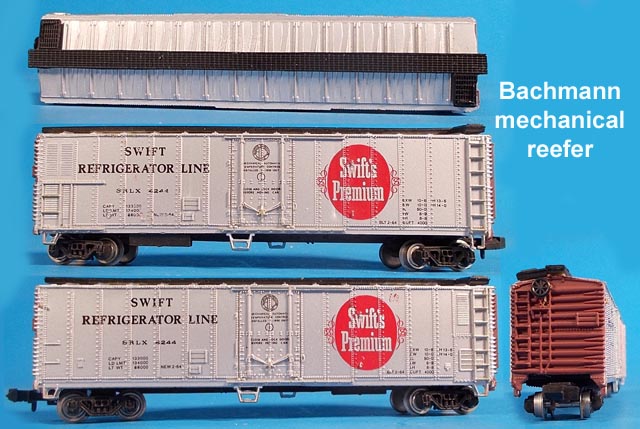 Bachmann N Scale 50 Foot  Machanical Reefer marked Swift Refrigerator line