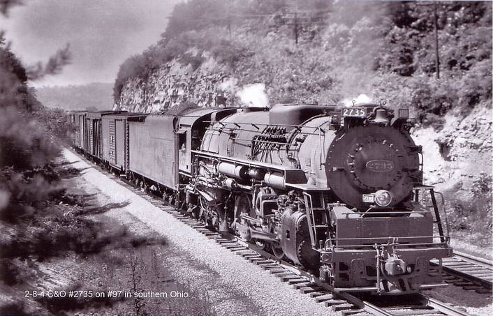 C&O 2-8-4 to 4-8-4 C&O 2-8-4 to 4-8-4
