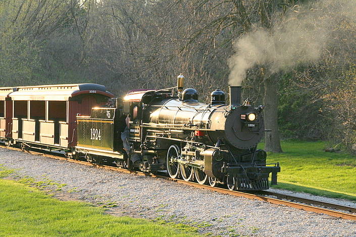 Milwaukee County Zoo Train Steam Doubleheader - RailImages.com