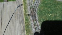 Rokuhan buried switch- Code 40- painted ballast- 1.jpg