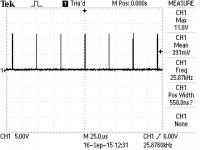 RC-02 Constant Lighting pulses at Minimum output.JPG