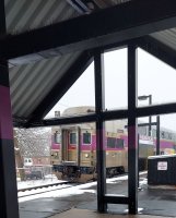 Snow MBTA Arriving  Roslindale Cropped Resized UPLD 20220213_123206.jpg