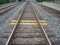 Train - Trackage - Yellow Ties On CSX Main Over US 35 (looking SW) 001.JPG