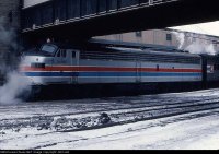 Amtrak E8 334 at GN Depot Minneapolis  1-1977.JPG