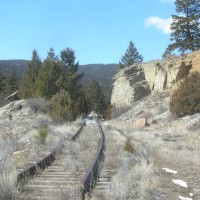 East Grade of Homestake Pass 3/22/08