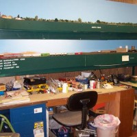 Work areas in the Train Room, work bench3