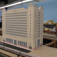 Texas and Pacific Ft. Worth Station - H0 Scale - Paper Structure