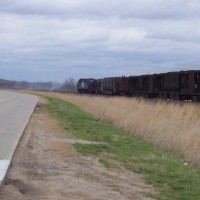 Rail grinder starts grass fire