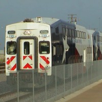 Trinity Railway Express commuter train Ft.Worth to Dallas Tx.