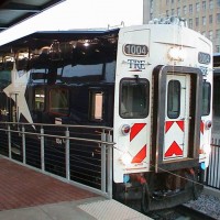 Trinity Railway Express commuter train Ft.Worth to Dallas Tx.