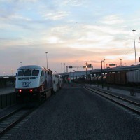 Trinity Railway Express commuter train Ft.Worth To Dallas,Tx.