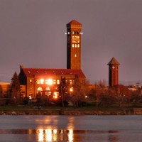 Last light in Great Falls
