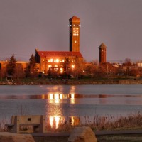 Last light in Great Falls