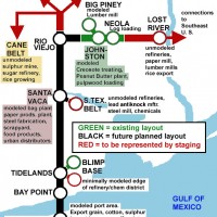 "Santa Vaca" dream layout diagram