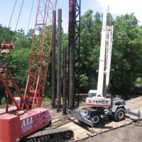 Building new bridge.