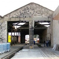 Locomotive shops at Oriental