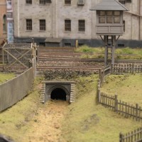 fences and greenery added to scene