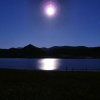 Moonlight over Holter Lake