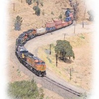 Eastbound BNSF at Tunnel 10 (Aka Burton's Curve)