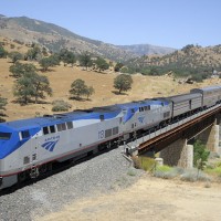 Coast Stralight #14 at Tehachapi Creek Bridge