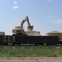 Loading ballast hoppers