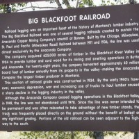 Clearwater Jct, MT; Big Blackfoot branchline info