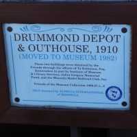 Ft Missoula; Drummond Depot area