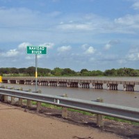 Testle over Lake Texana
