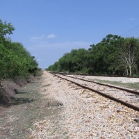 End of UP track East of Victoria