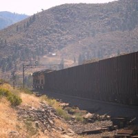 Ballast train at Verdi