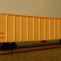 N Scale model of chip car PGE 9501