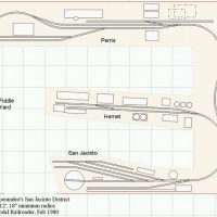 Sperandeo's 9X12 HO San Jacinto District (MR 2/80)