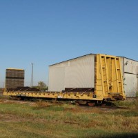 TTX Flat Car in Converse, Texas