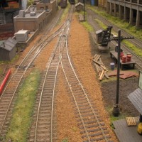ballast laid on new crossover