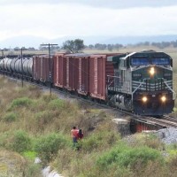 Northbound Ferrosur near Huamantla