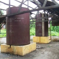 Old oil tanks