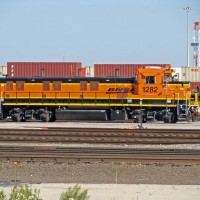 BNSF 3GS21B 1282, Alliance Yard, Haslet, TX 11-01-08