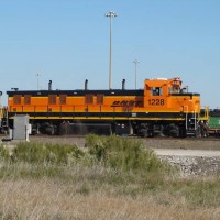 BNSF 3GS21B 1228, ALliamce Yard, 11-01-2008