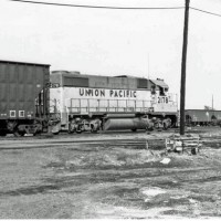 UP GP38-2 2178, Texarkana, USA 1988