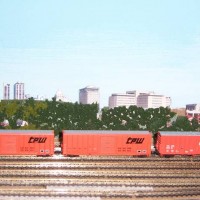 E Peo Yard Peoria Skyline