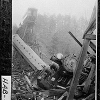 Habersham County Georgia - Train Wreck ca. 1920's