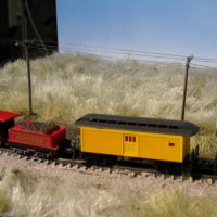 Rail history diorama