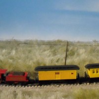 Rail history diorama