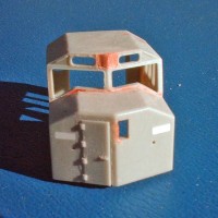 N Scale GP60M Kitbash: Nose Door Installed