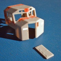 N Scale GP60M Kitbash: Nose Door Opening