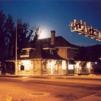 Brigham City Oregon Short Line Depot @ Night