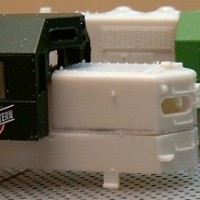 Side view of cabs