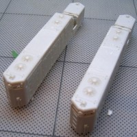 Exhaust stacks removed