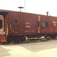 Caboose found at Ogden Union Station